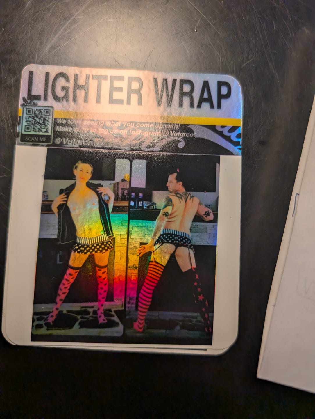 Customer photo review of Custom Lighter Wrap