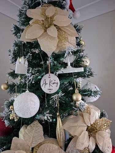 Customer photo review of Temple Christmas Tree Ornament Bundles