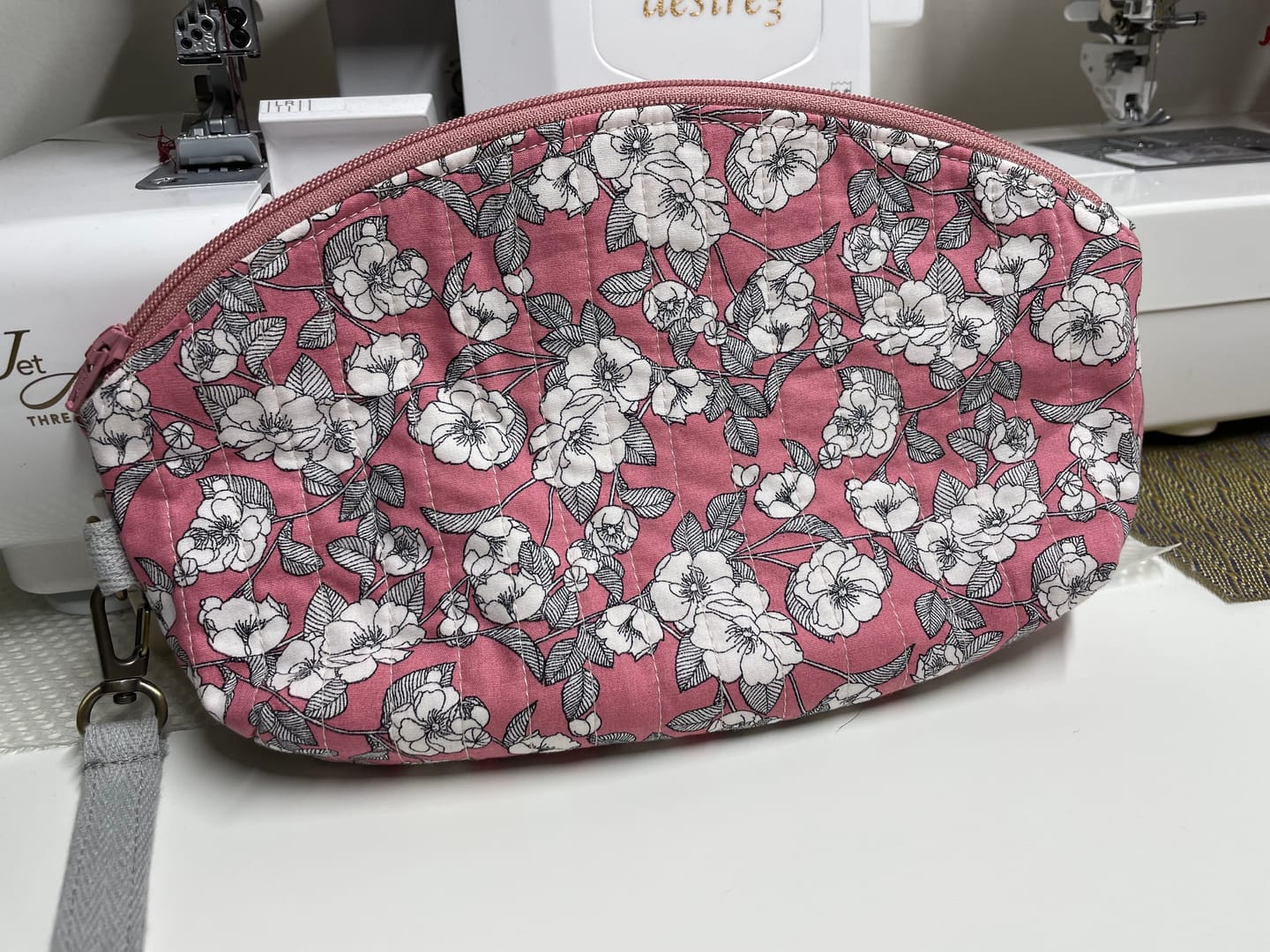 Customer photo review of Dusky Vines Rose & Hubble Cotton Poplin Fabric