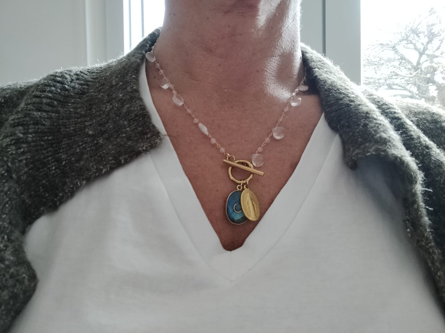 Customer photo review of Collier Jardin d'Hiver