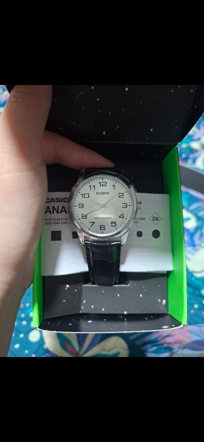 Customer photo review of Reloj Casio Análogo MTP-V001L-7B Correa de Cuero