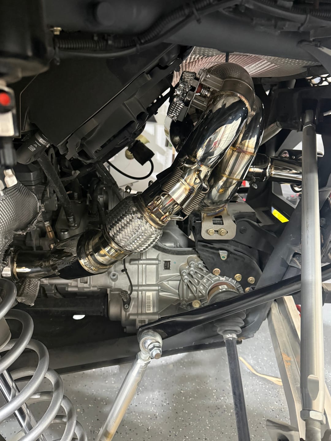 Customer photo review of RPM Can-Am Maverick R E-Valve Sport Muffler / Slip On Exhaust