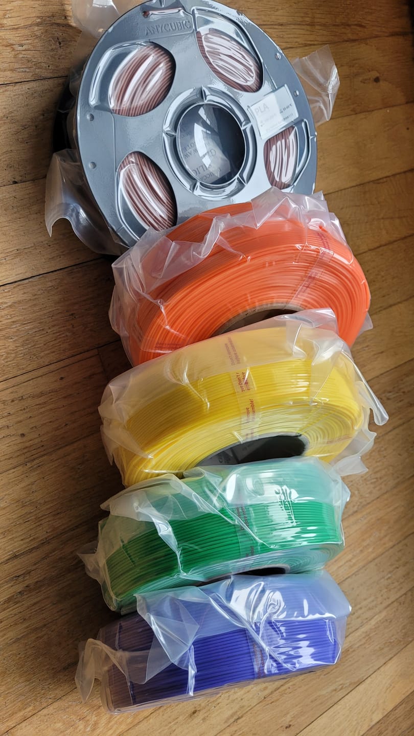 Customer photo review of Anycubic Boîte Mystère de Résine et de Filaments