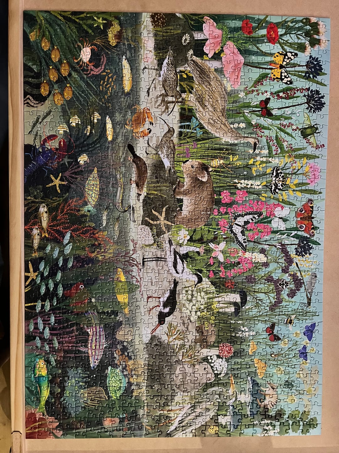 Customer photo review of Puzzle 1000 Garden Giggles
