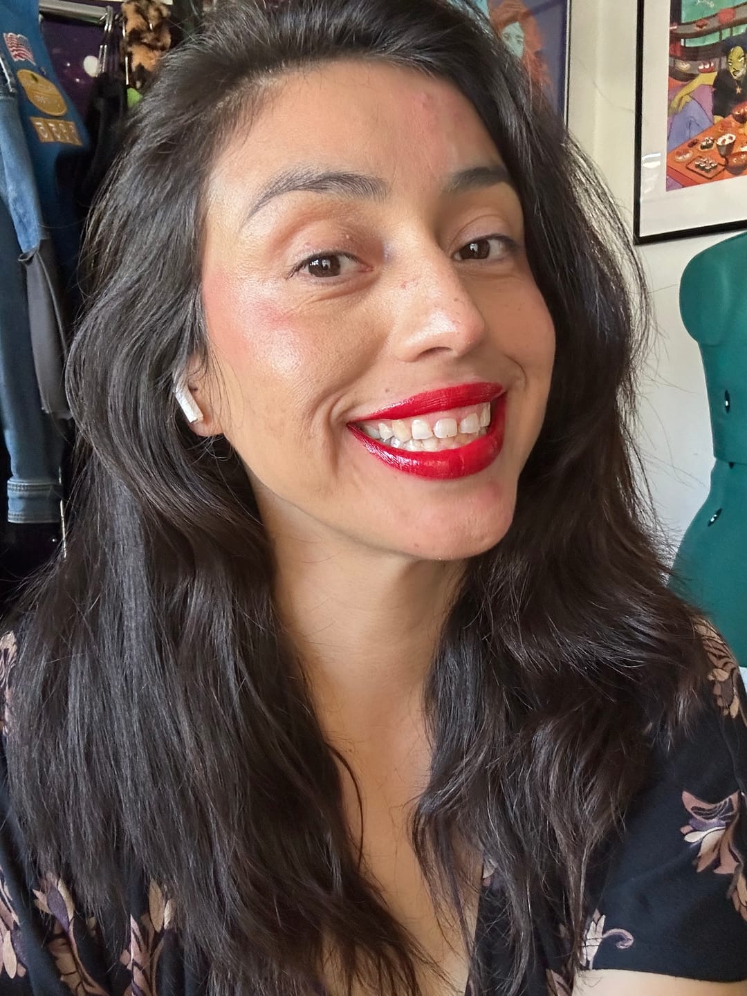 Customer photo review of Velvet Crush Blush: Forever Winona