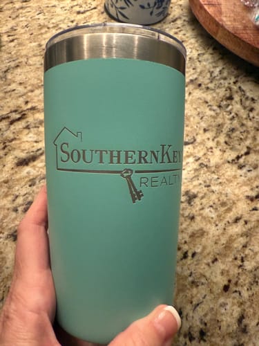 Customer photo review of (6 Pieces) Laser Engraved Tumbler | 20 oz