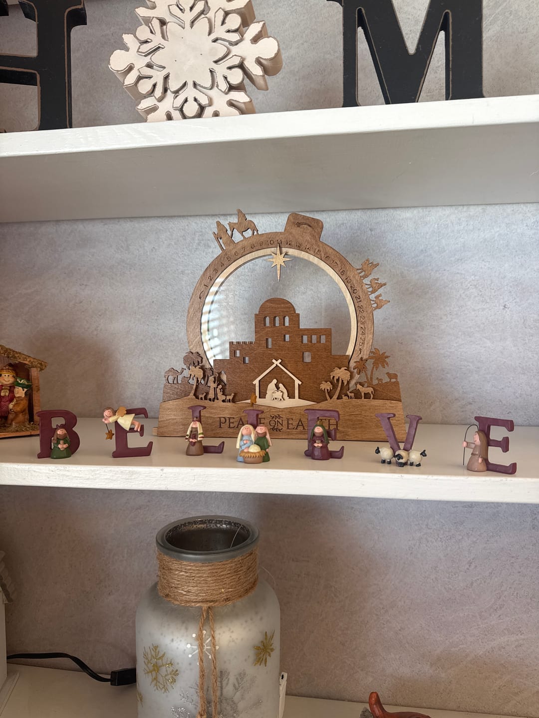 Customer photo review of Christmas Countdown - Nativity Light-Up + Music Display