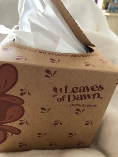 Customer photo review of 100% Bamboo Tissues - 3ply