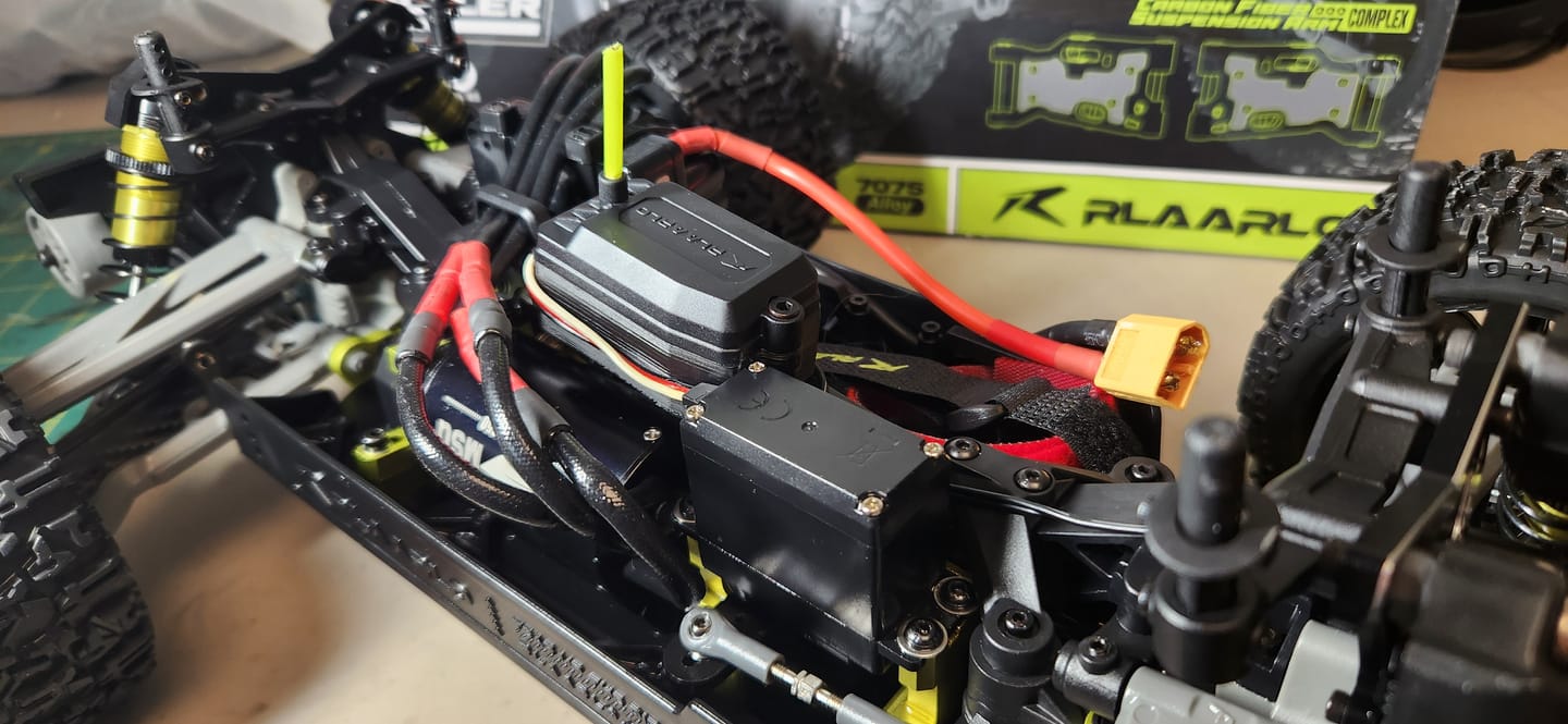Customer photo review of Aluminum Servo Conversion Block For RZ001 and 1/10 Rally Car