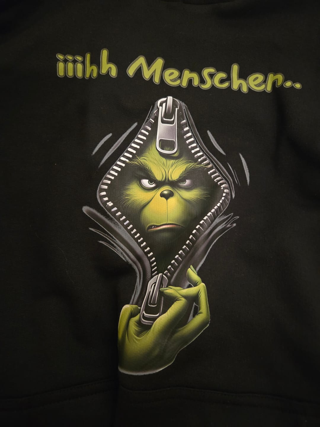 Customer photo review of GRINCH MENSCHEN | Basic Hoodie Unisex