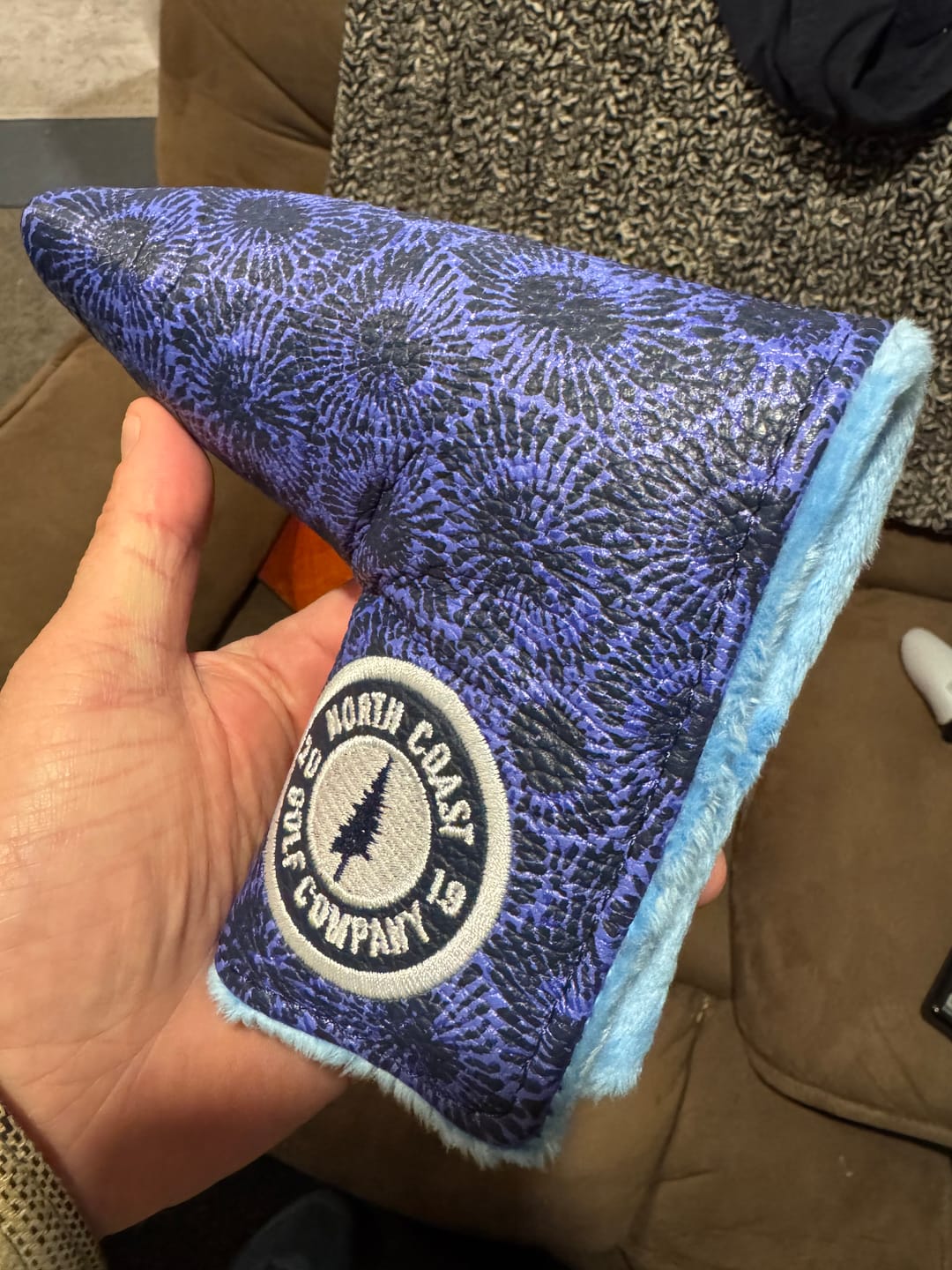 Customer photo review of Petoskey Stone Leather Headcovers