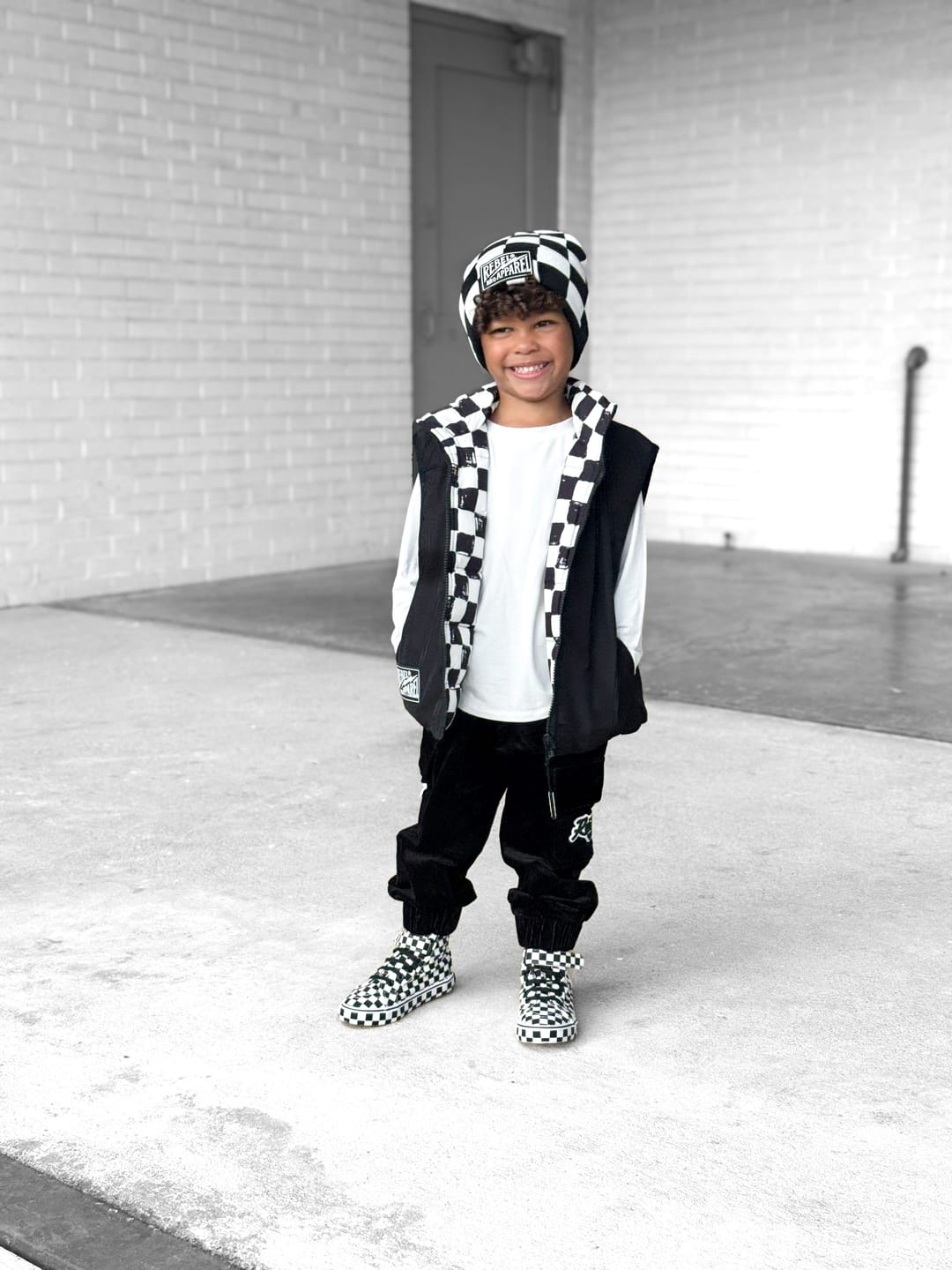 Customer photo review of SK8TR Hi-Top in Venice (Checkered)