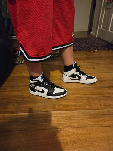 Customer photo review of Nike Air Jordan 1 Mid SE 'Homage' Women's