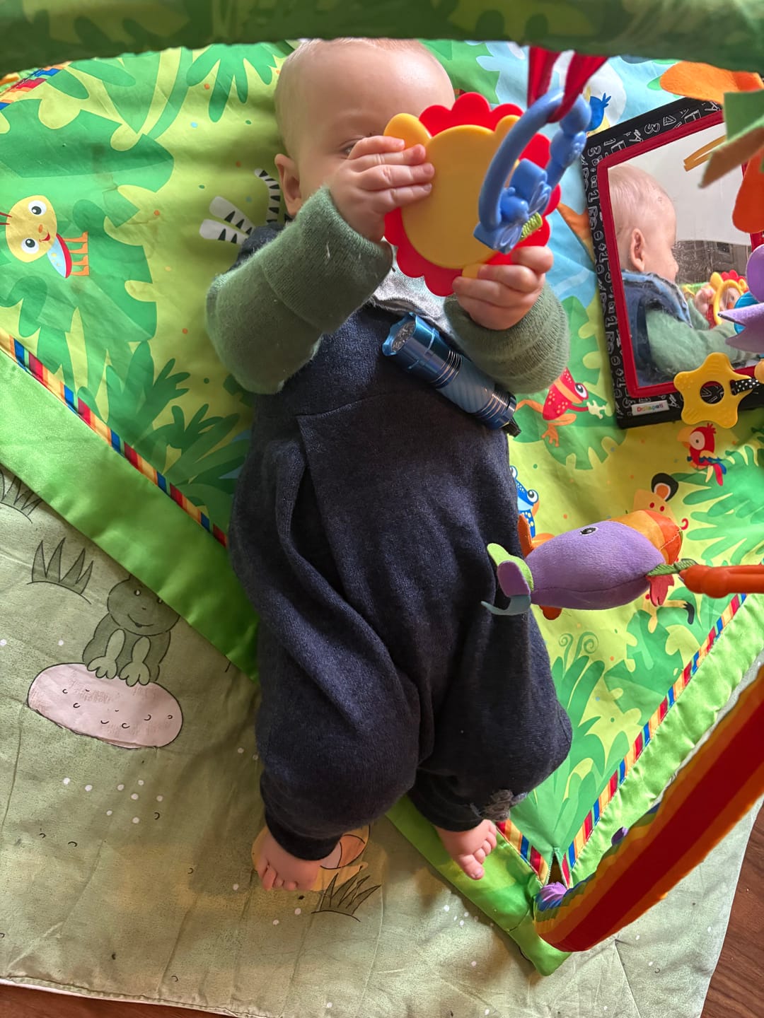 Customer photo review of Upcycling Kaschmir Babyhalstuch