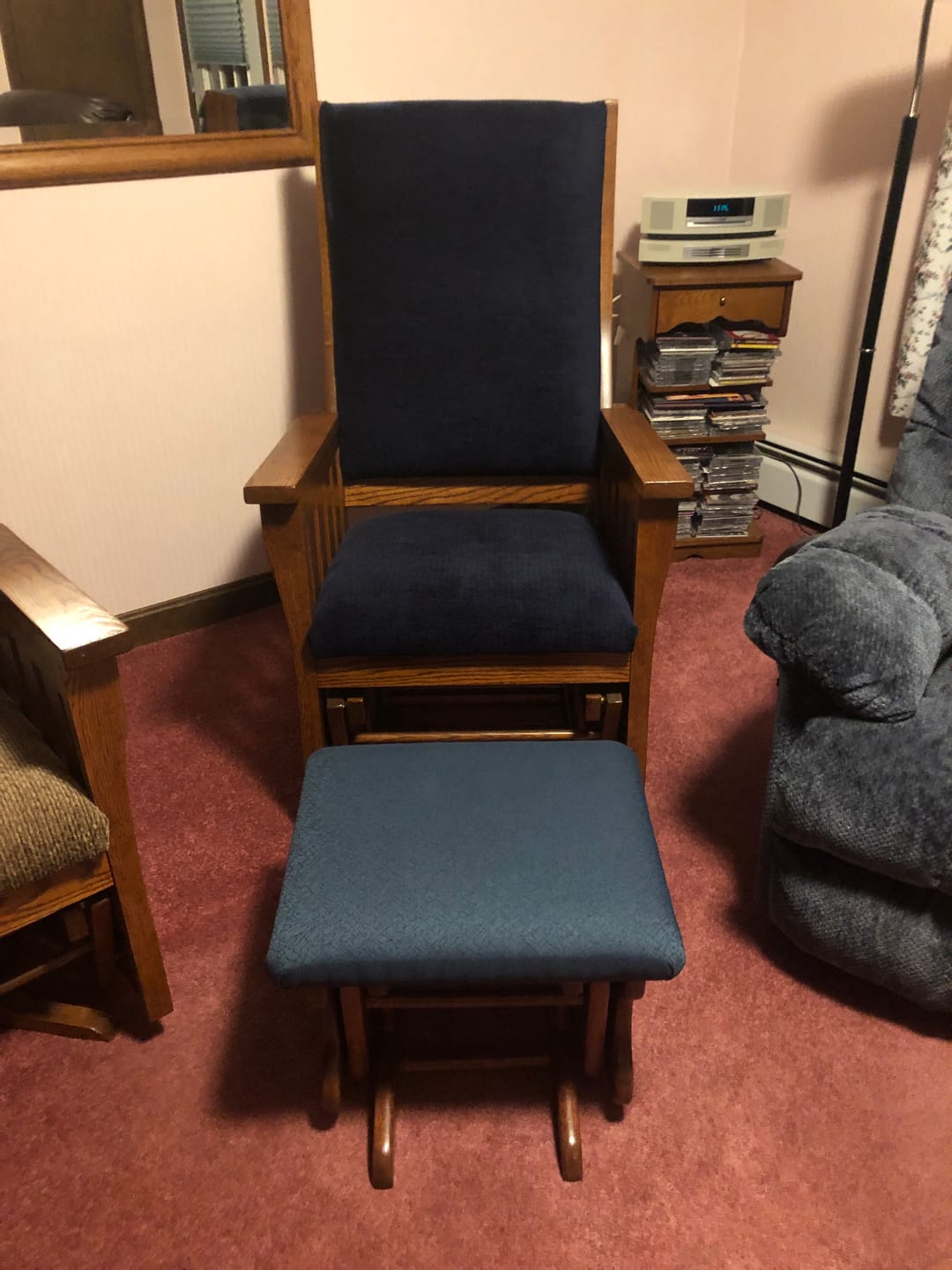 Customer photo review of Gliding Ottoman