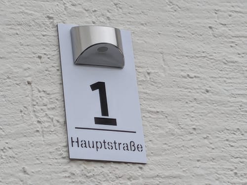 Customer photo review of NumLux™ | Ihre personalisierte Hausnummer