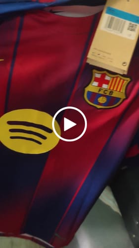Customer video review of MAGLIA BARCELLONA HOME LAMINE YAMAL 2025/26 NO PATCHES