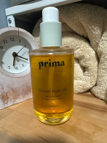 Customer photo review of Beyond Body Oil | Lightweight, Nutrient-Dense Oil for Skin and Body