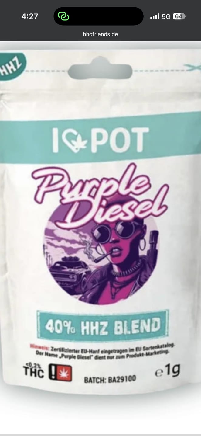 Customer photo review of HHZ Blüte - Purple Diesel