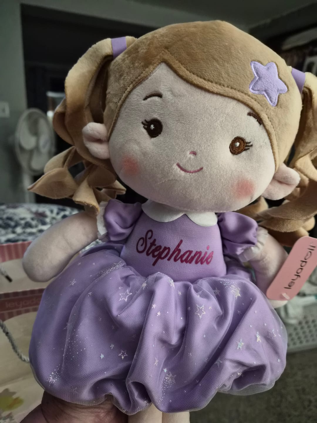 Customer photo review of Personalized Princess Starlet - Purple