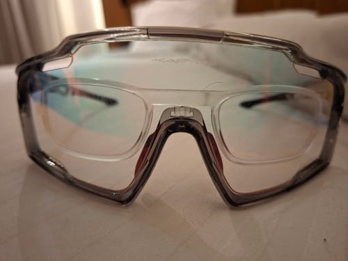 Customer photo review of Myopia Frame Black & Transparent