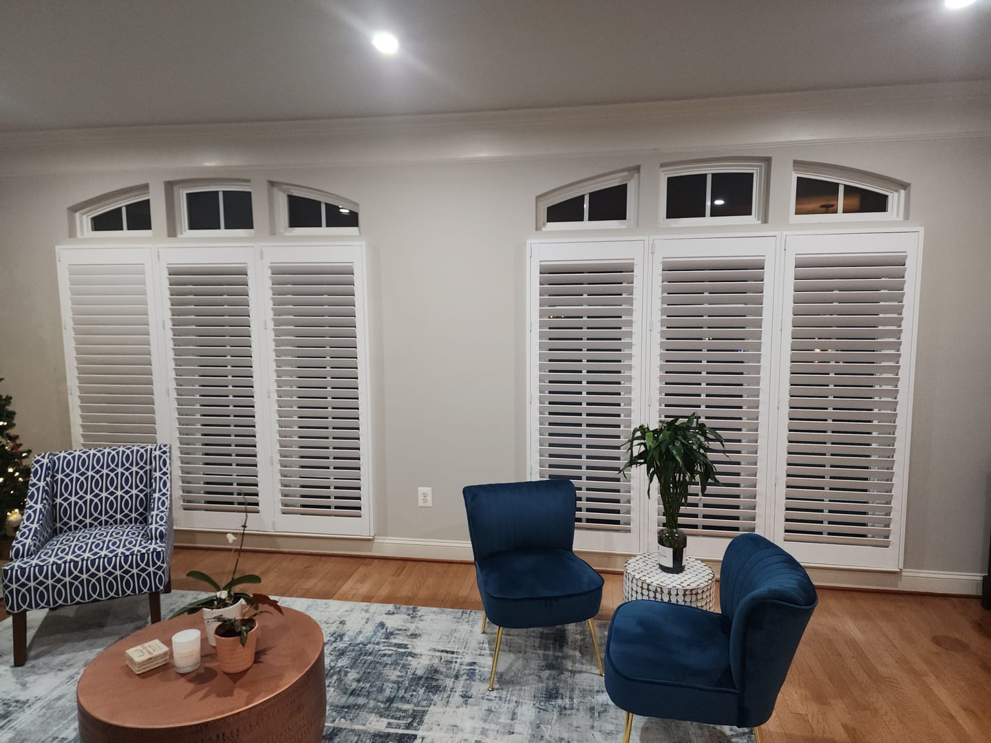 Customer photo review of Hybrid Wood Plantation Shutter