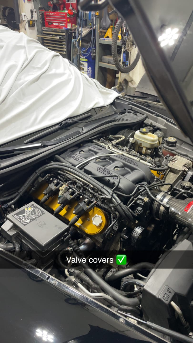 Customer photo review of Motion Raceworks GOLD Billet LS Valve Covers