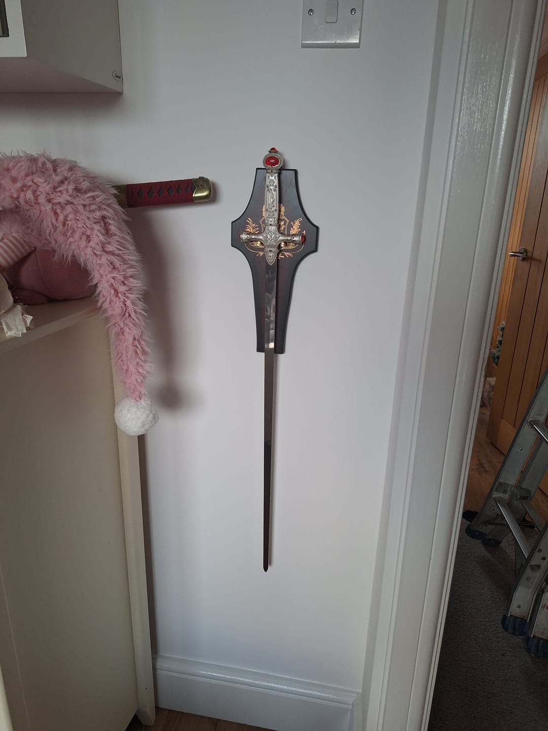 Customer photo review of Harry Potter Sword of Gryffindor Metal Sword with Plaque