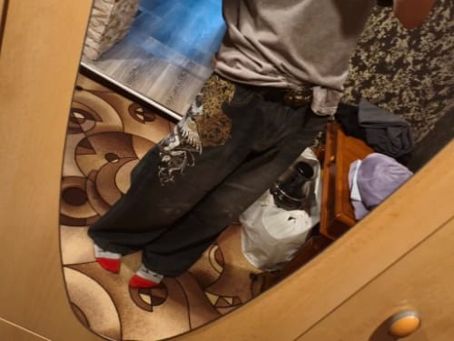 Customer photo review of 'GILDED RELIC' JEANS