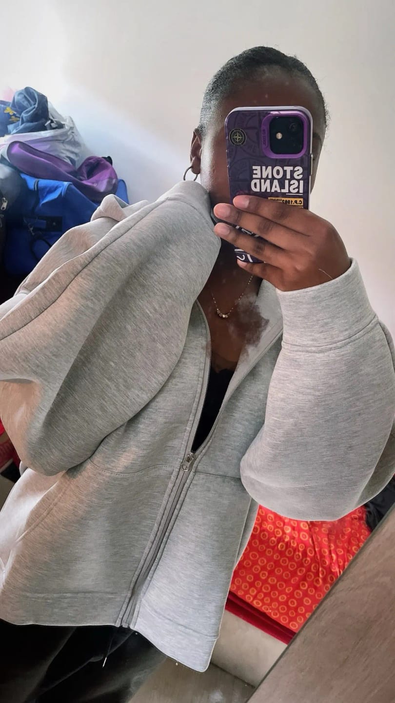 Customer photo review of Eveline Zip-Up Hoodie