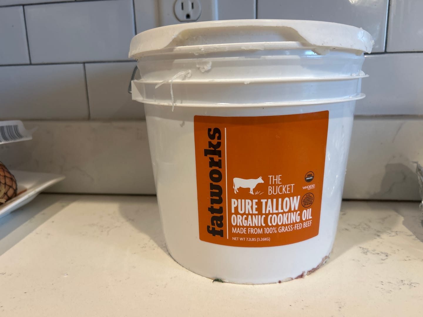 Customer photo review of 1 Gallon Organic Grass-Fed Beef Tallow
