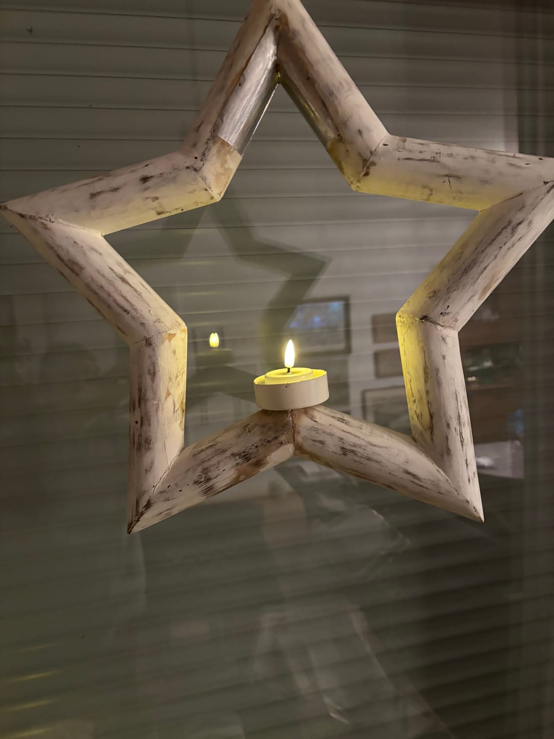Customer photo review of LED Jumbo Fyrfadslys 2 stk. (Store) Hvid