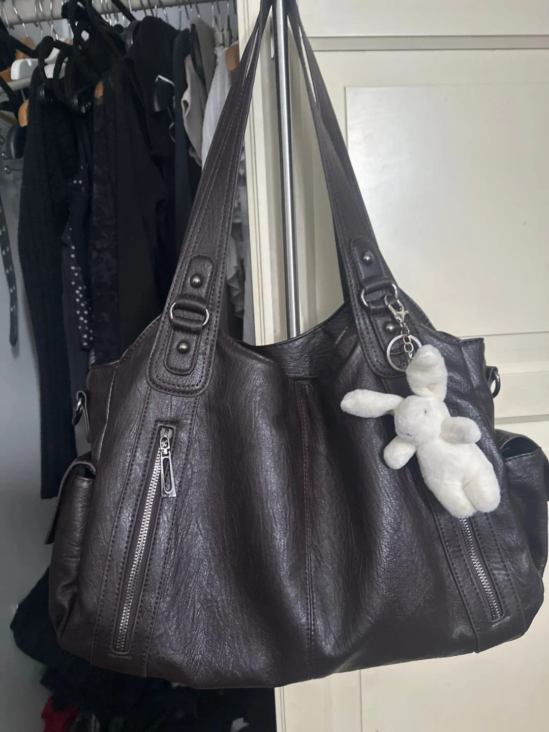 Customer photo review of Elegante Dames Handtas van Kunstleer met Veel Opbergruimte