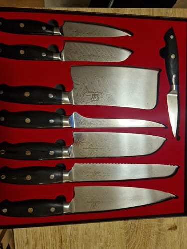 Customer photo review of Kumai Messerset 8-teilig