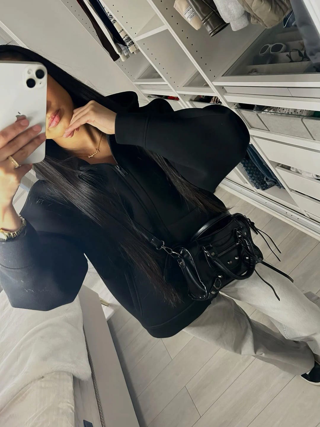 Customer photo review of Eveline Zip-Up Hoodie