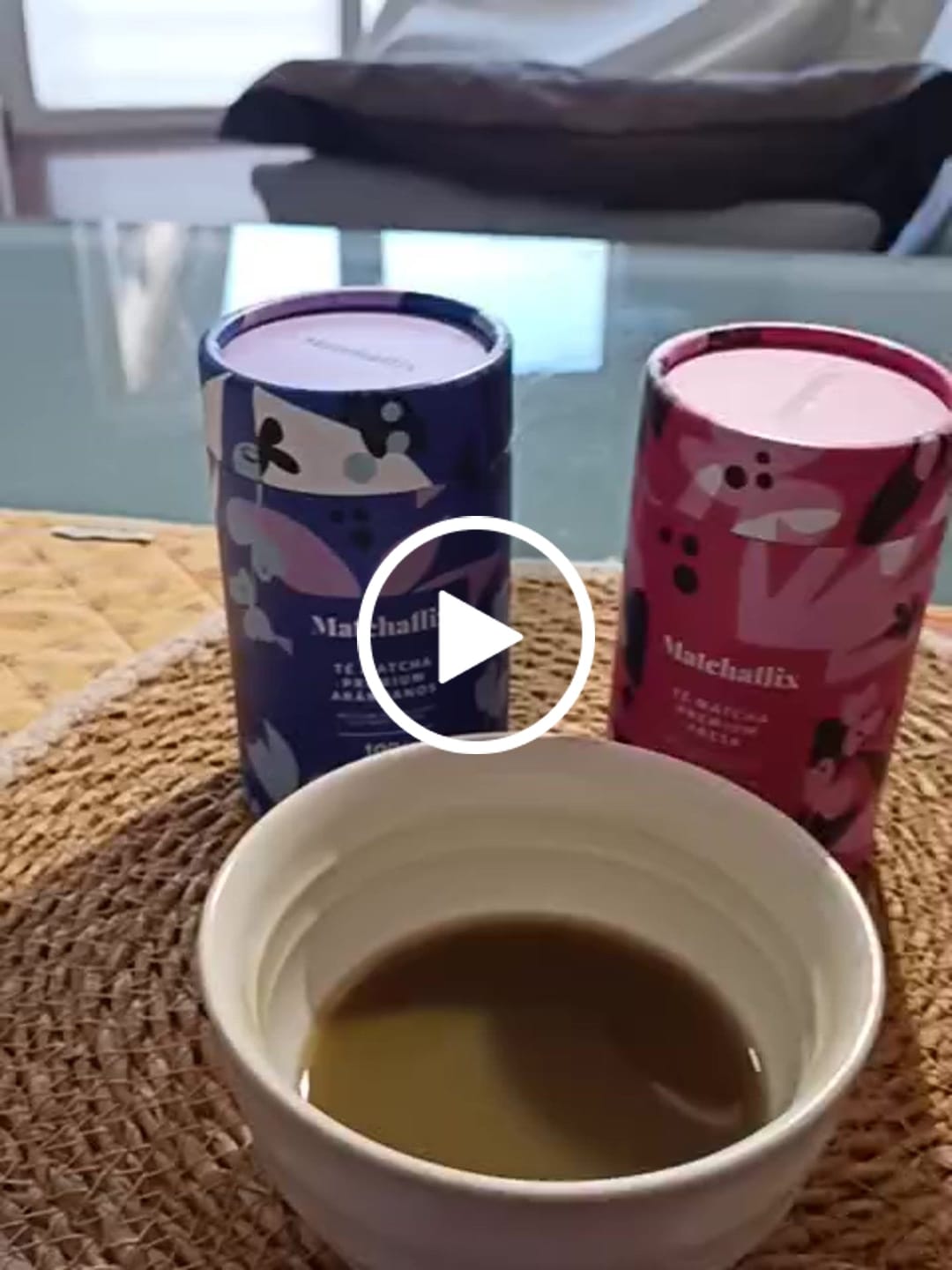 Customer video review of Té Matcha Premium Arándanos