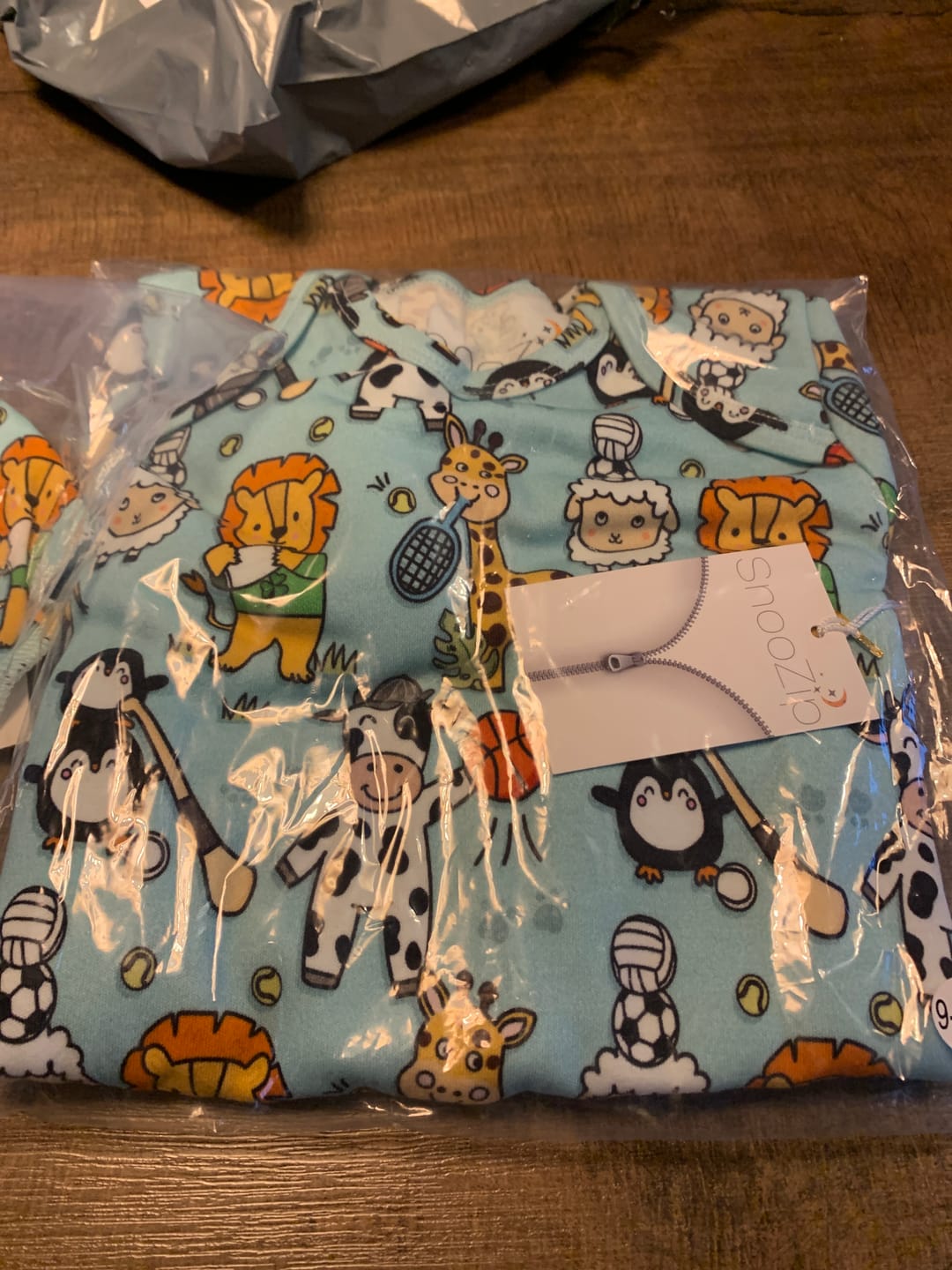 Customer photo review of Sports Safari Onesie