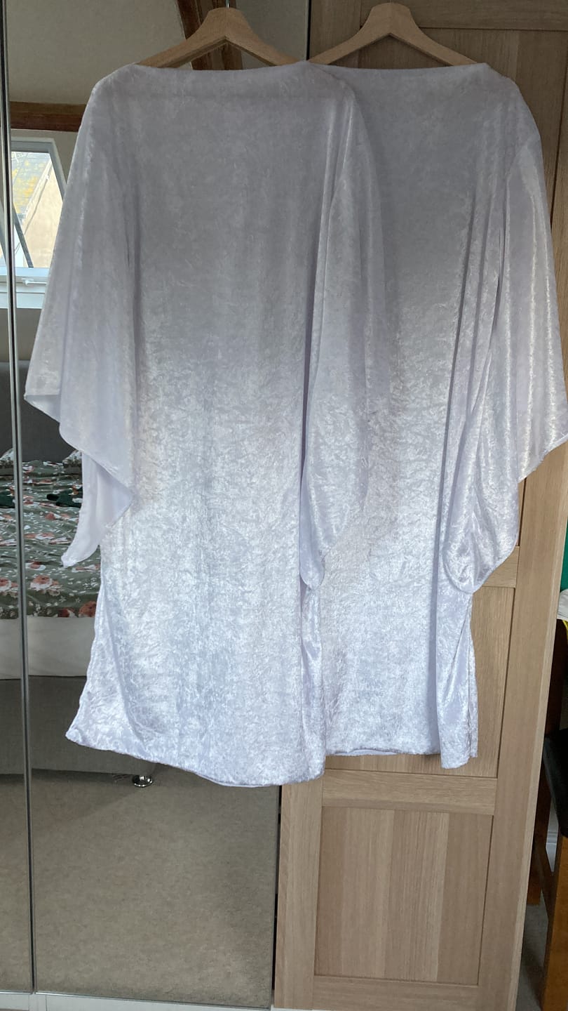 Customer photo review of Crushed Velvet Fabric