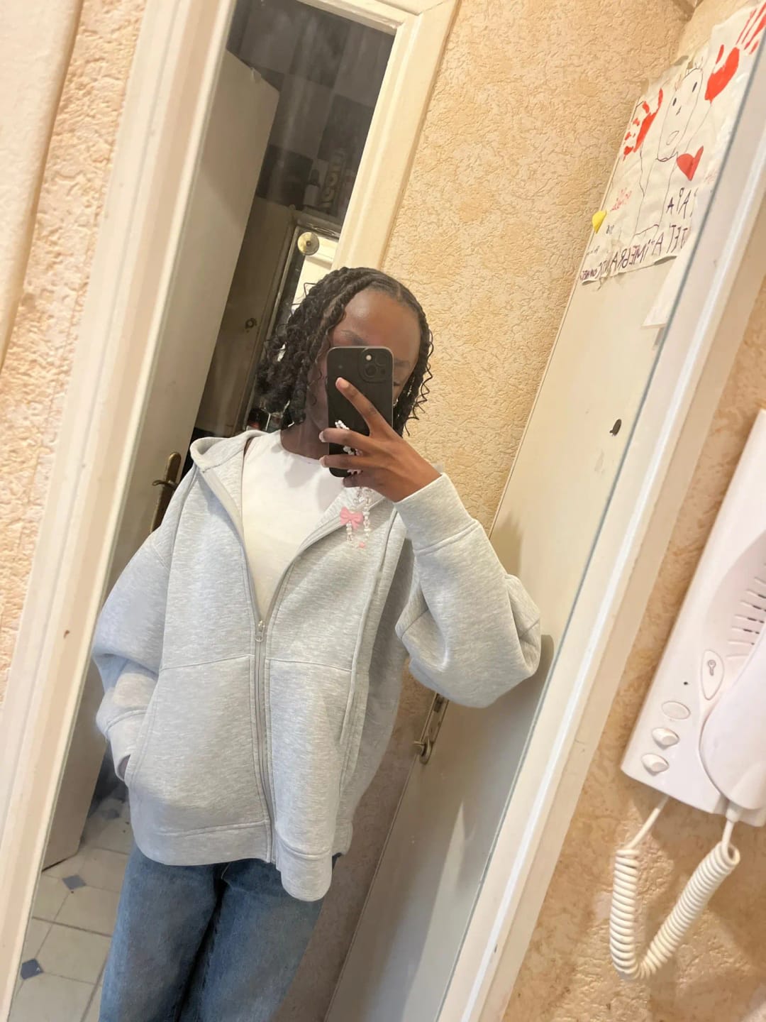Customer photo review of Eveline Zip-Up Hoodie