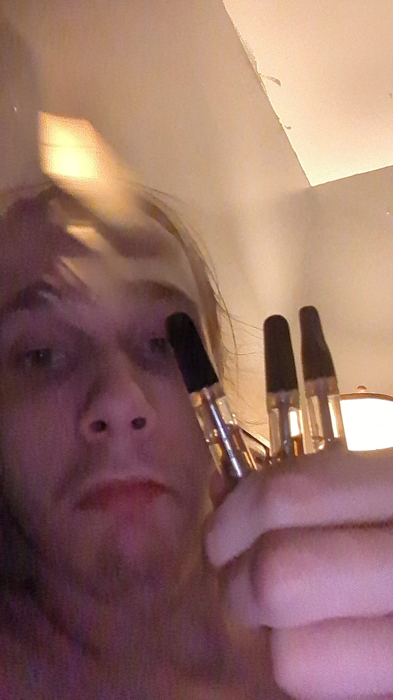 Customer photo review of 3pc Flavor Pack of 1 Gram THCA Blend Vape Cartridge