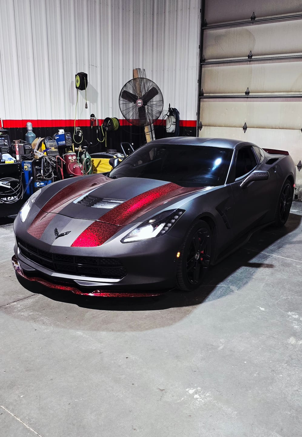 Customer photo review of Corvette C7 Stingray EOS Preformance Package Front Splitter