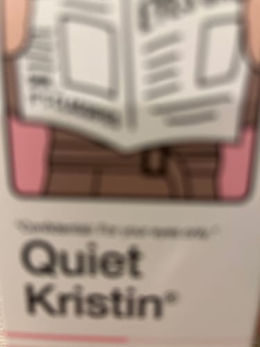 レビューアーの「Quiet Kristin 1Day - グロウブラウン」の製品パッケージ。