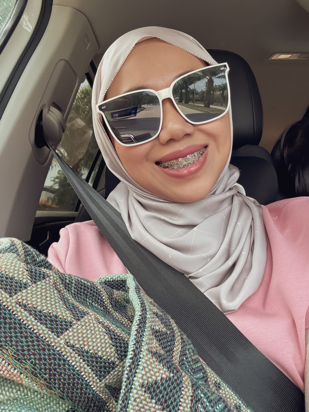 Customer photo review of Cleo Square Framed Sunglasses
