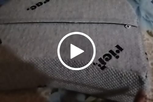 Customer video review of Contour Memory Foam Long Pillow suitable for Neck & Shoulder Pain
