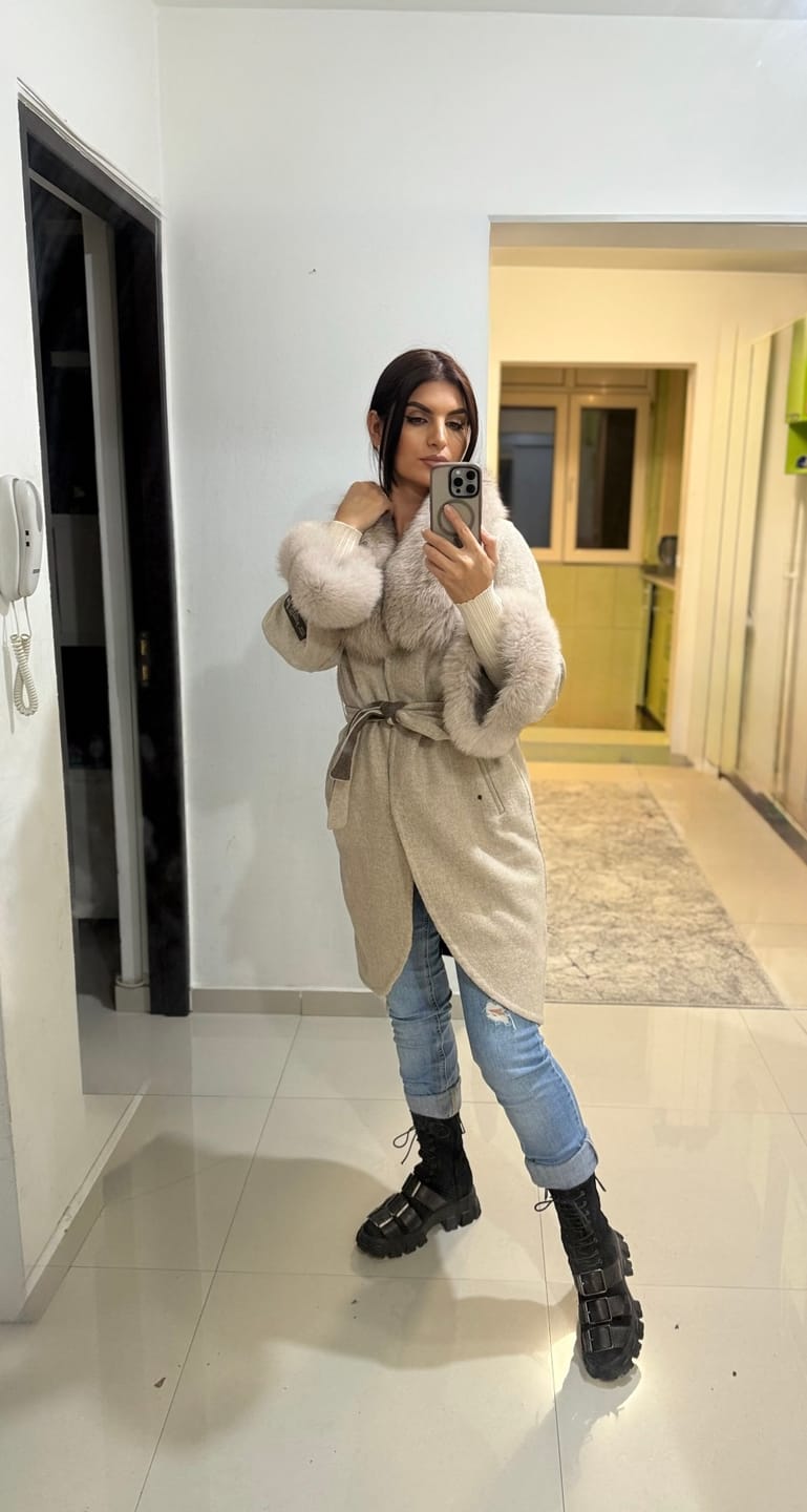 Customer photo review of Palton alpaka Ami Beige