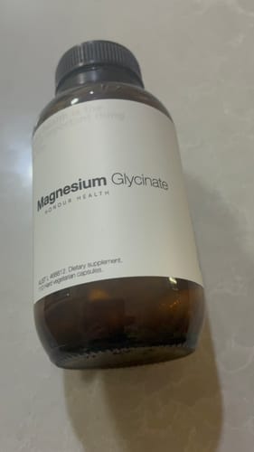 Customer photo review of Magnesium Glycinate (Pure & Unbuffered) - 110 Capsules