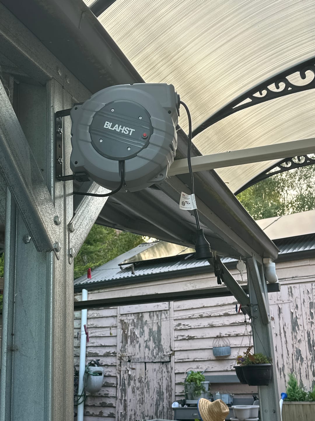 Customer photo review of 15m Retractable Extension Cord