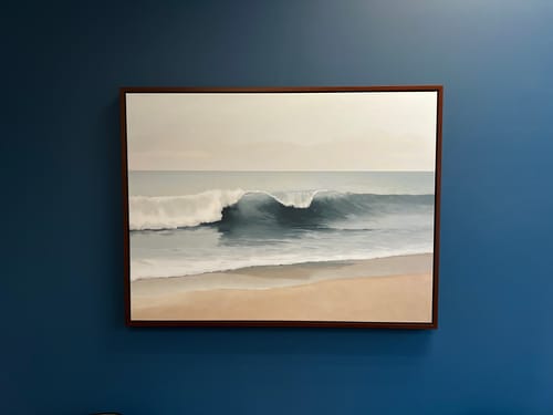 Customer photo review of Lapping Tide Canvas Art