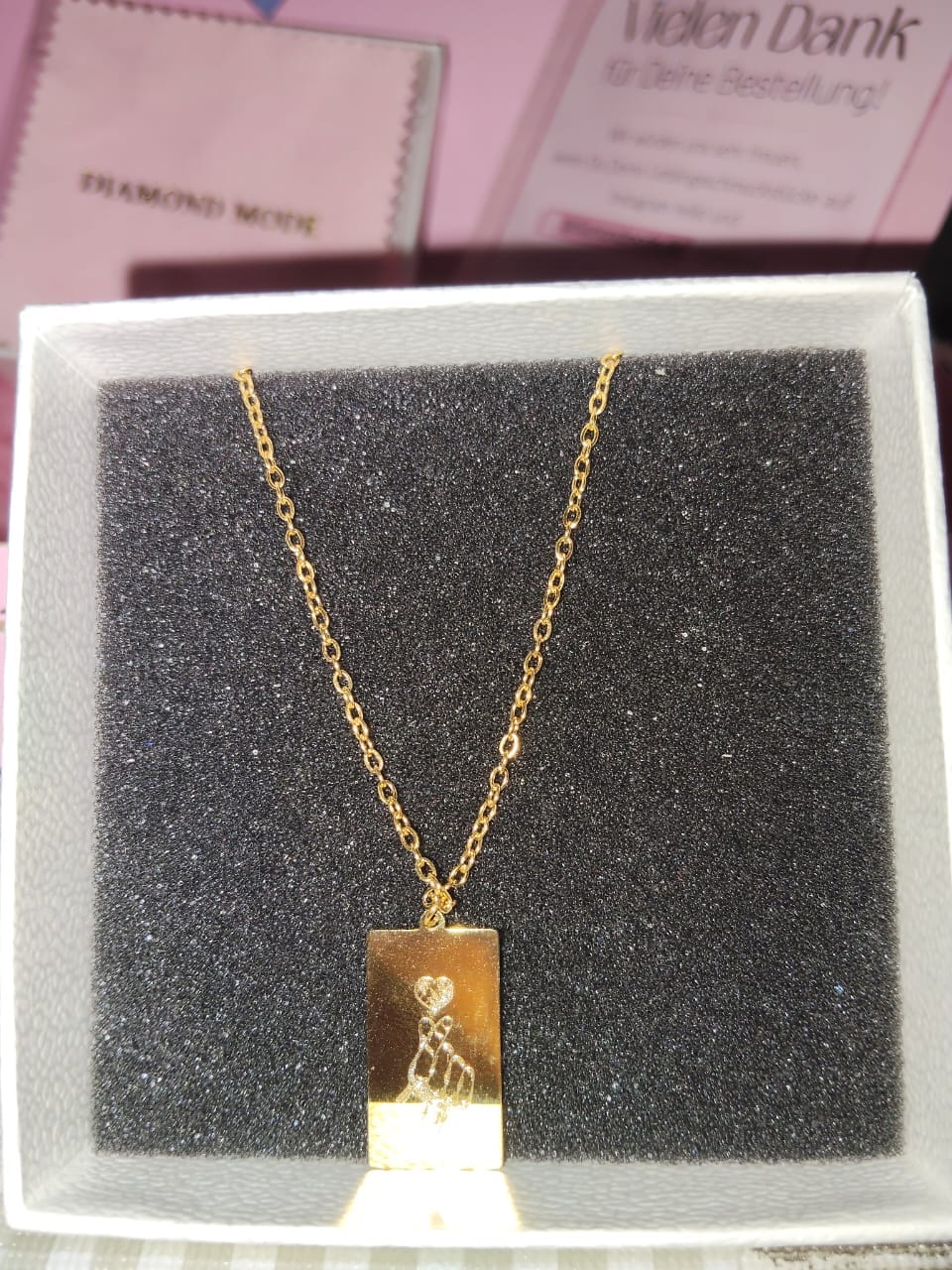 Customer photo review of Zeichnung | Plainkette + Gravur