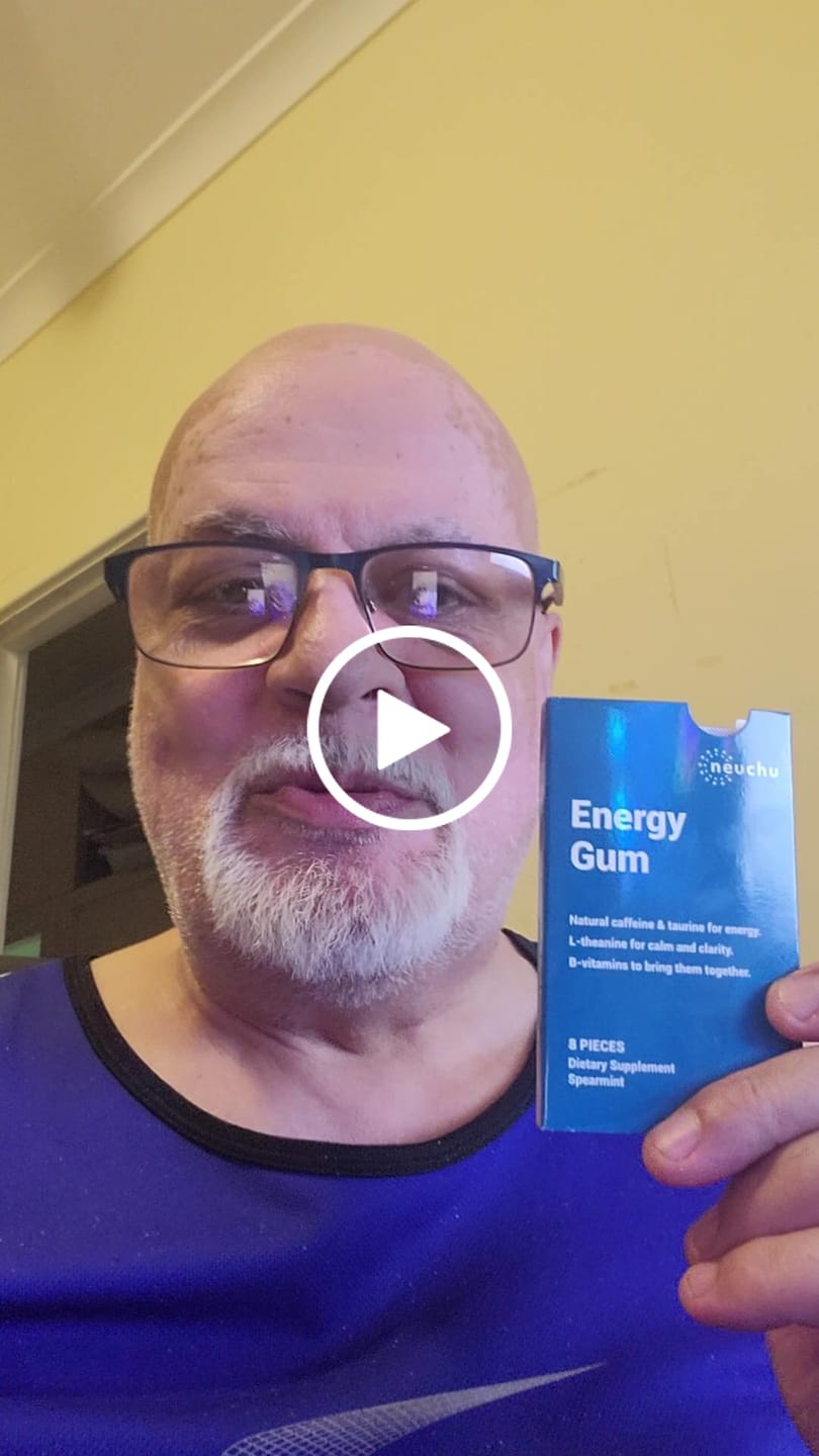 Customer video review of Energy & Focus Gum
